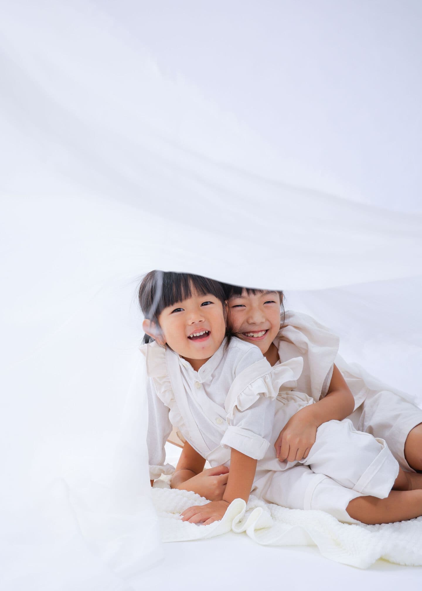 福井県の姉妹のおしゃれな子供の写真