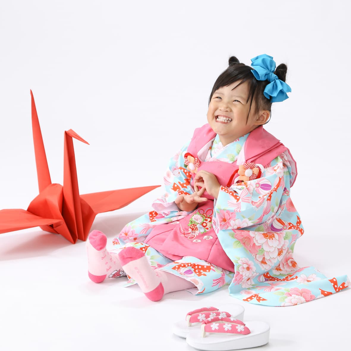 福井の写真スタジオで撮った七五三の女の子