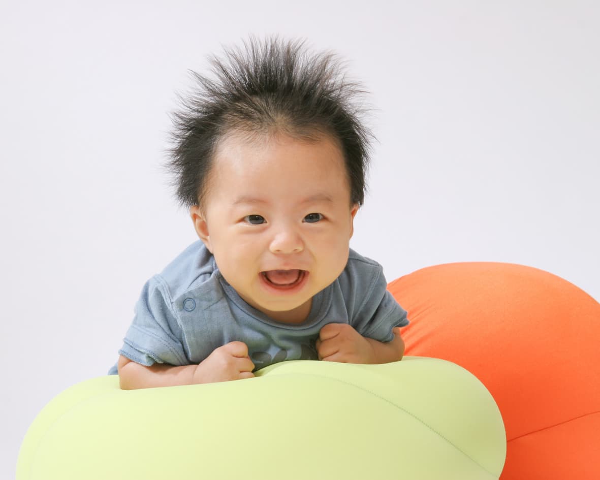 福井の写真スタジオで撮ったお宮参りの赤ちゃんの写真