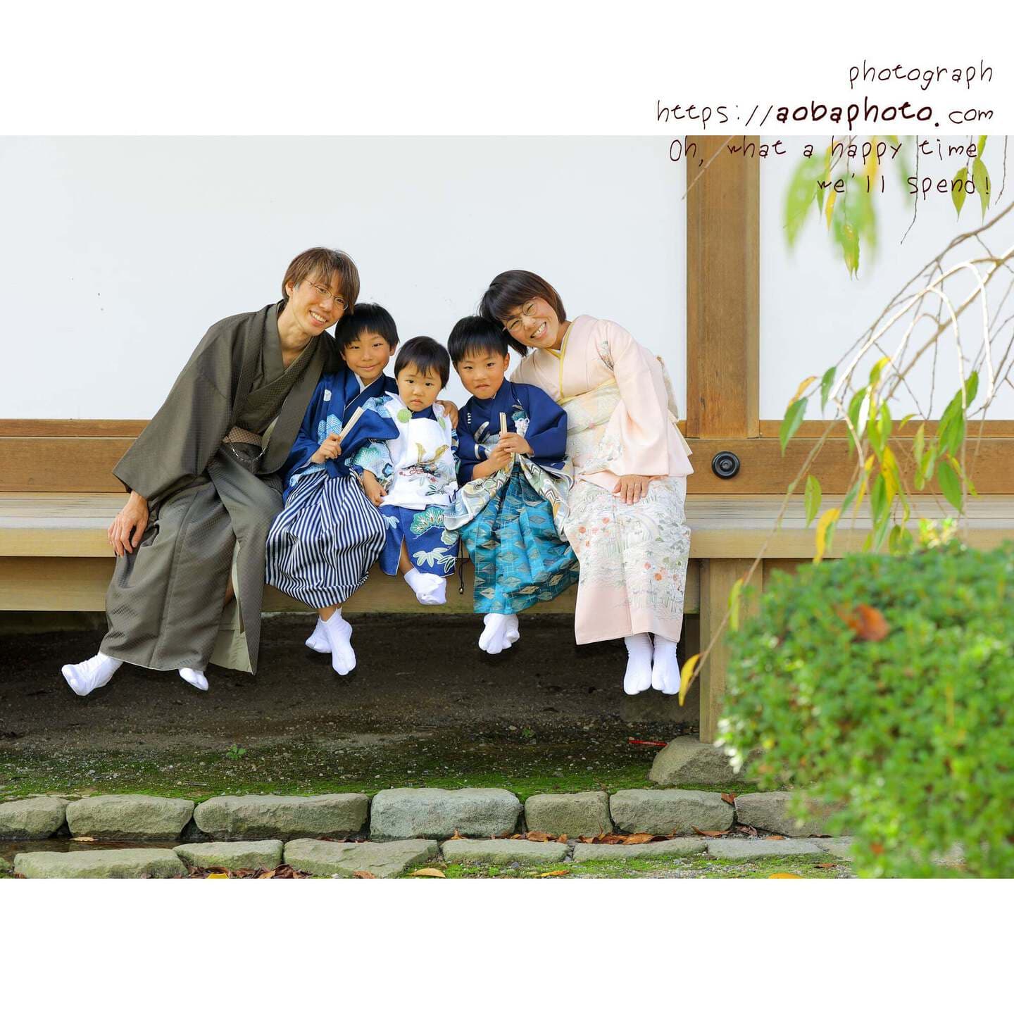 福井で七五三をしたロケーションフォト