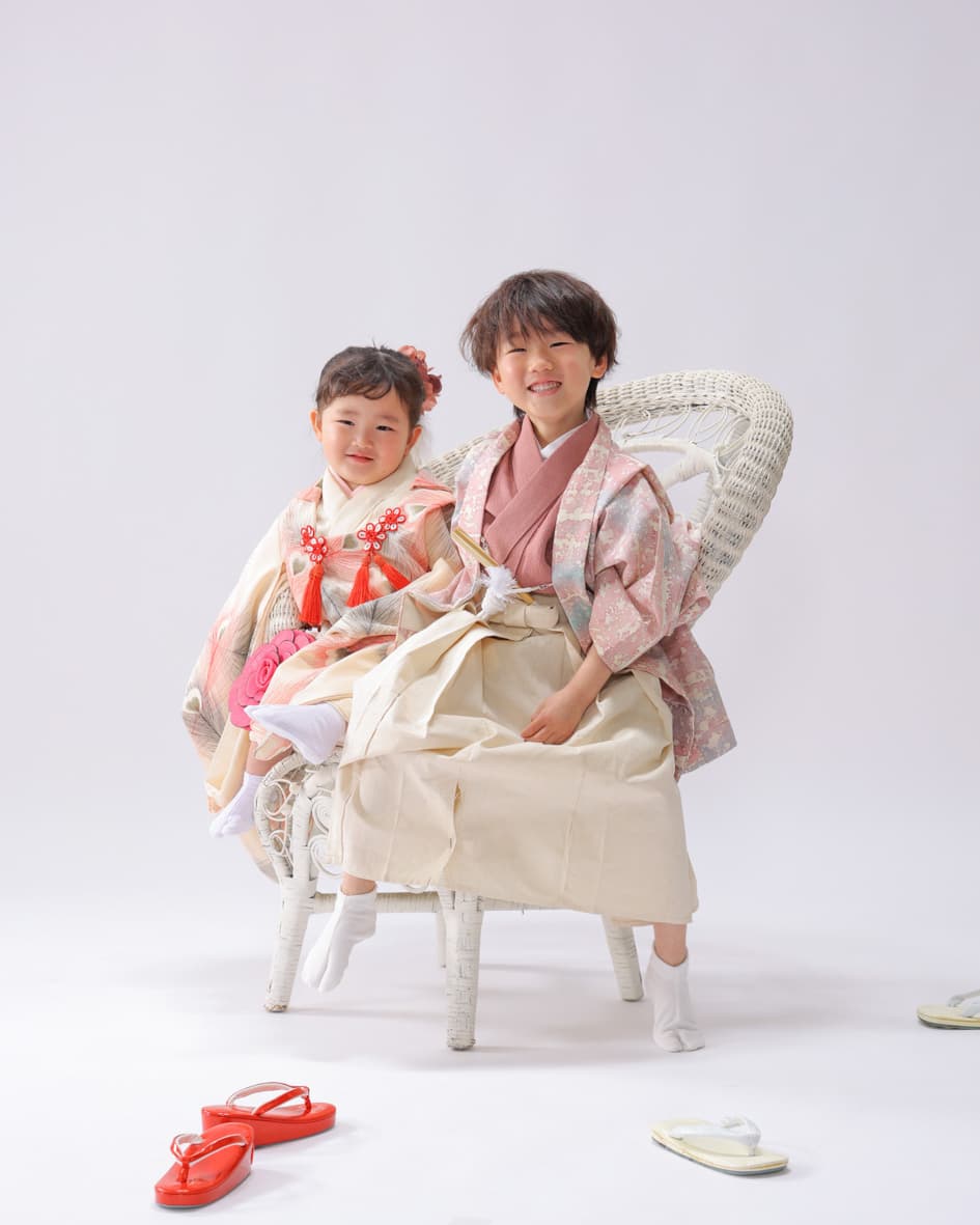 福井の写真スタジオで撮った七五三の写真
