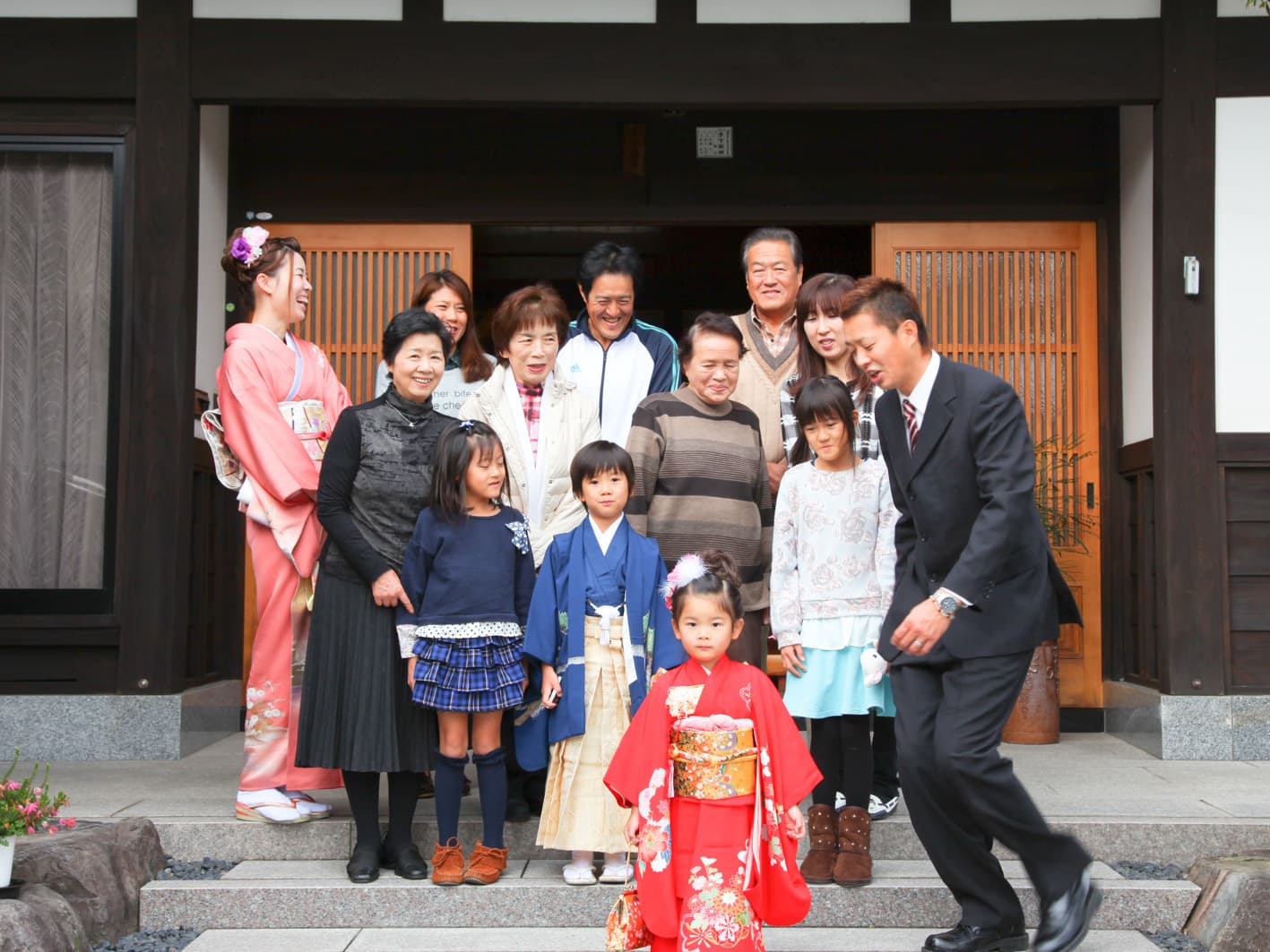 福井アオバフォトのカメラマンが撮ったご自宅の七五三の写真
